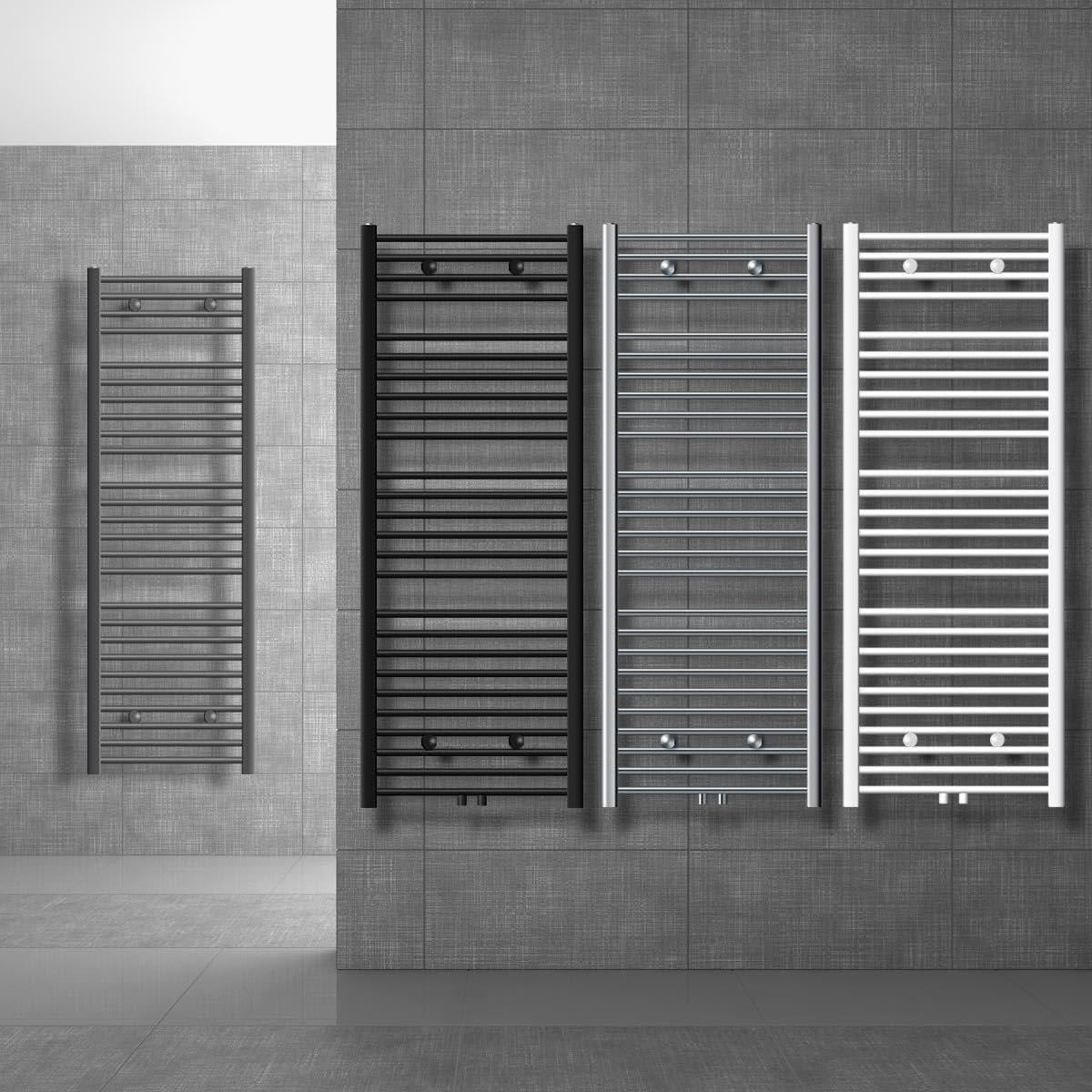 Radiador Toallero LuxeBath Sahara