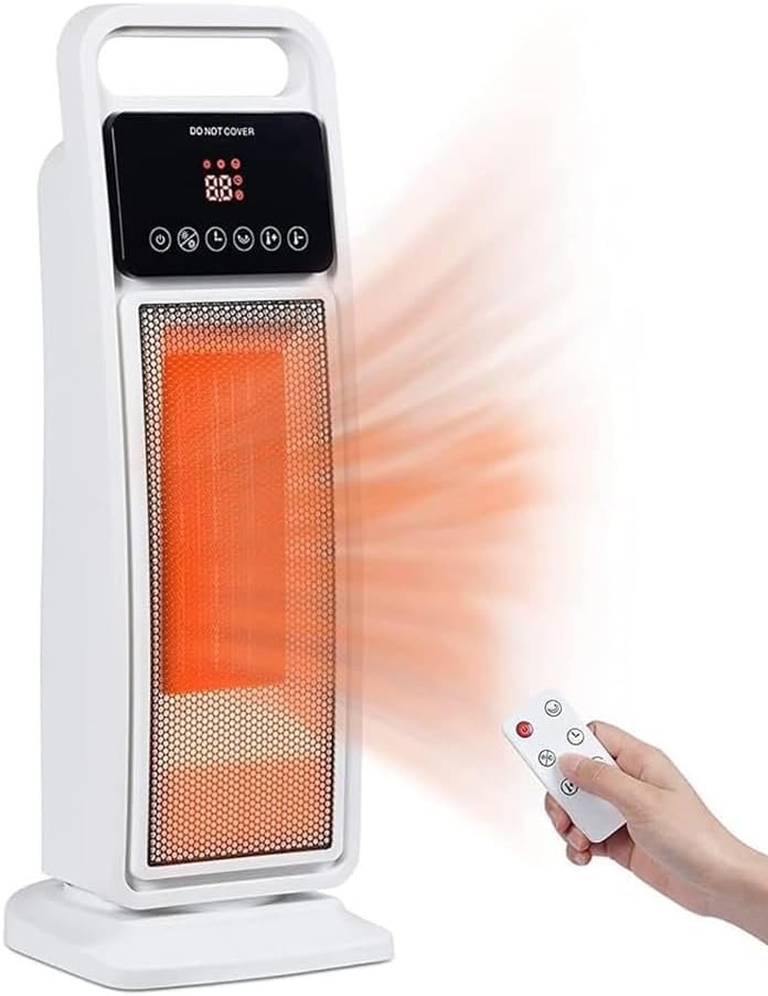 Calefactor Bajo Consumo, 2000 W Calentador Electrico Bajo Consumo,3 Niveles De Potencia, Protección Contra Sobrecalentamiento, Termostato Regulable, Asas de Transporte (1 Pieza, 2000W Convector)