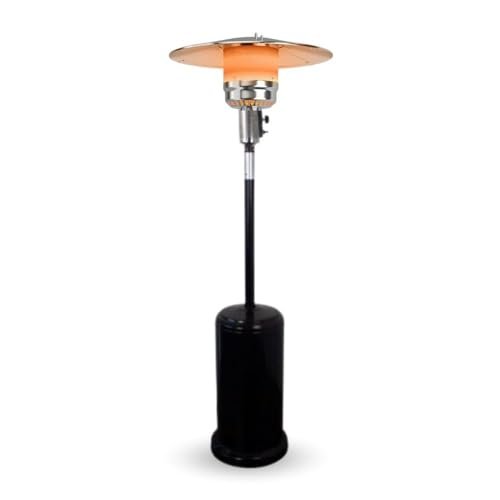 Mobiclinic Pro, Estufa Exterior, Nilo, 13KW, con Ruedas, Acero, Sistema antivuelco, Estufa de Gas para terraza y jardín, con Forma de Seta, Marca Española, Estufa de Gas, butano y propano Exterior